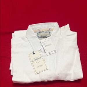 Heritage Classic White Linen Shirt